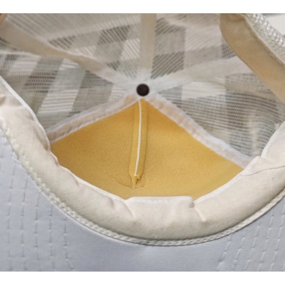 Vintage Trucker Rope Hat Western Trucking Snapback 80s 90s White Mesh Flat Brim - Picture 6 of 7